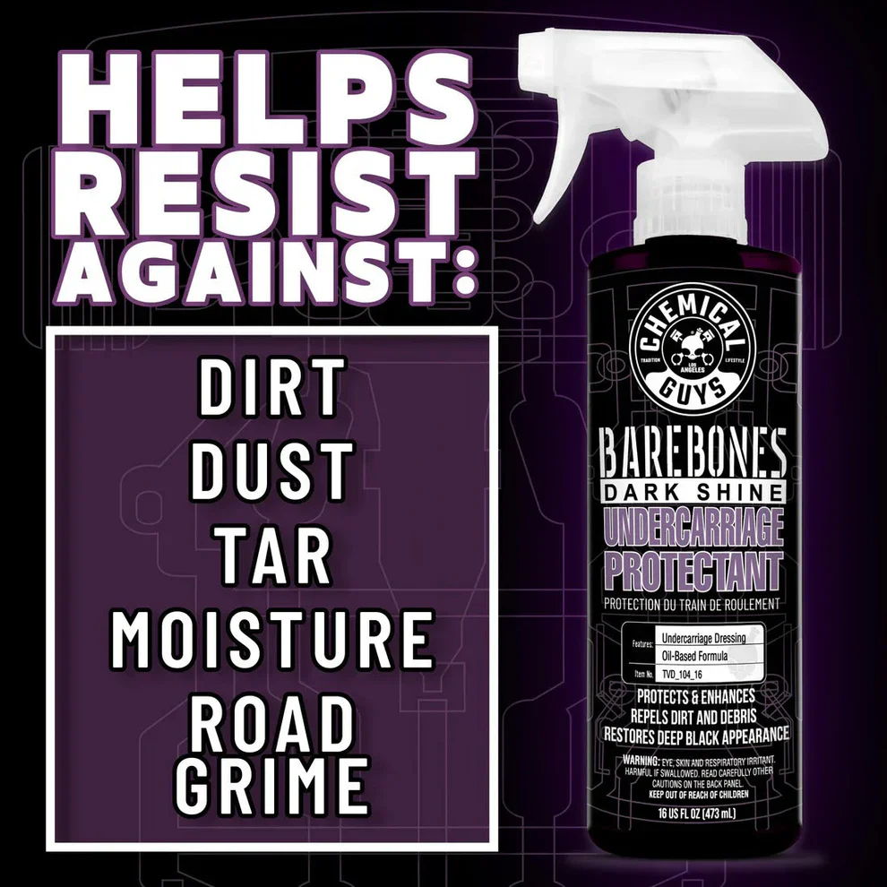 Chemical Guys Bare Bones Undercarriage Spray 16oz - Image 3