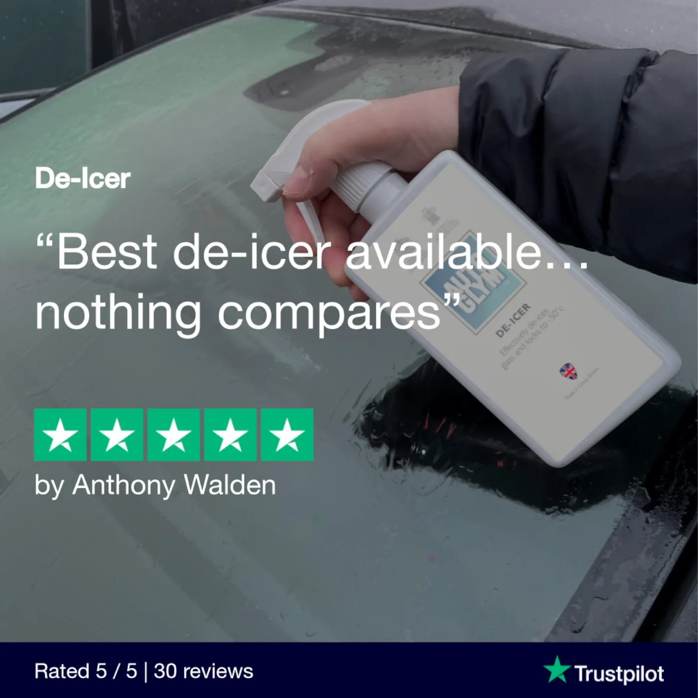 AutoGlym De-Icer (Car De-Icer 500ml) - Image 3