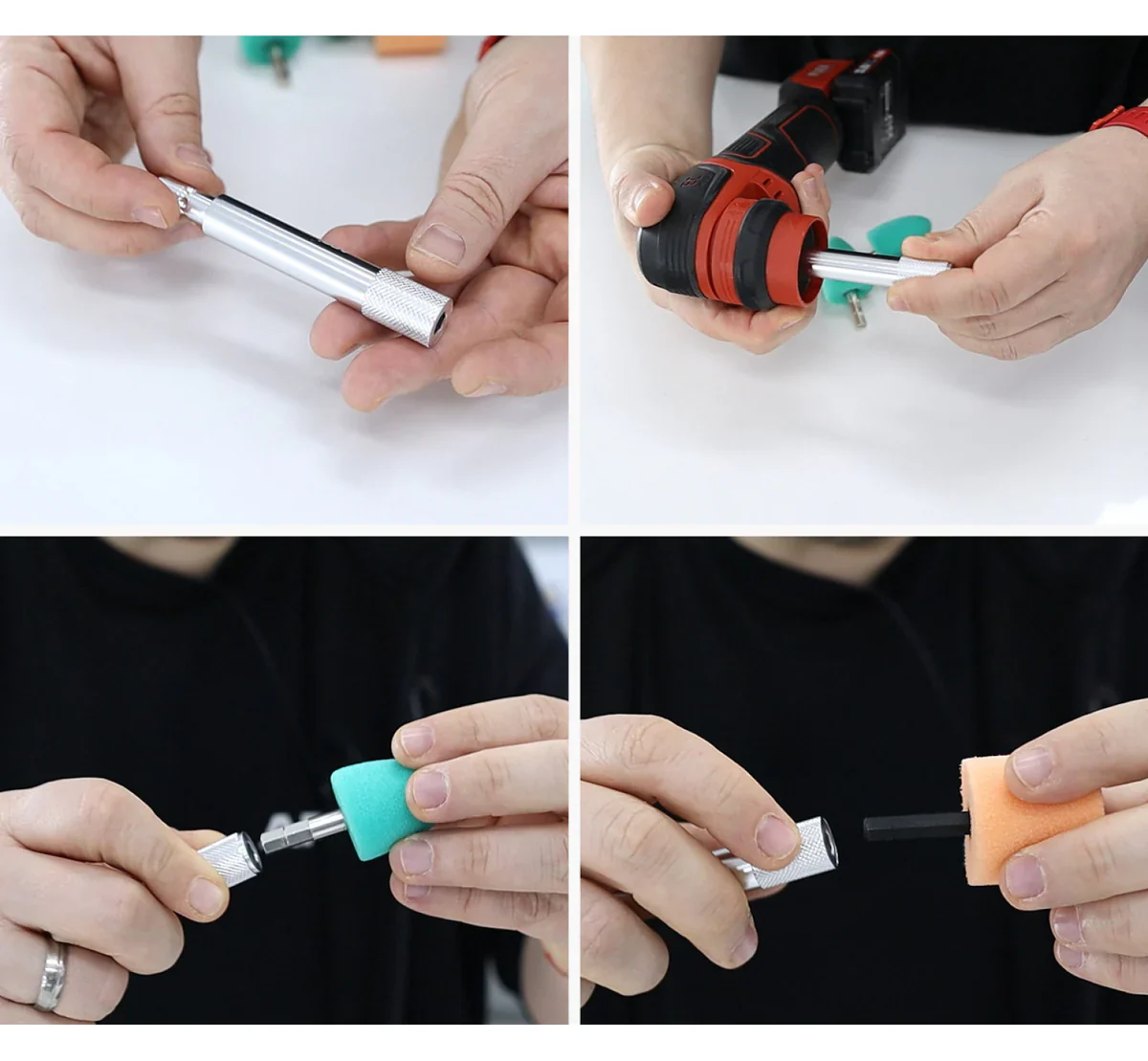 APS Pro FHA50 - 50mm Mounting Adaptor for APS/Flex Polishing Cones with Hex Pin - Image 2