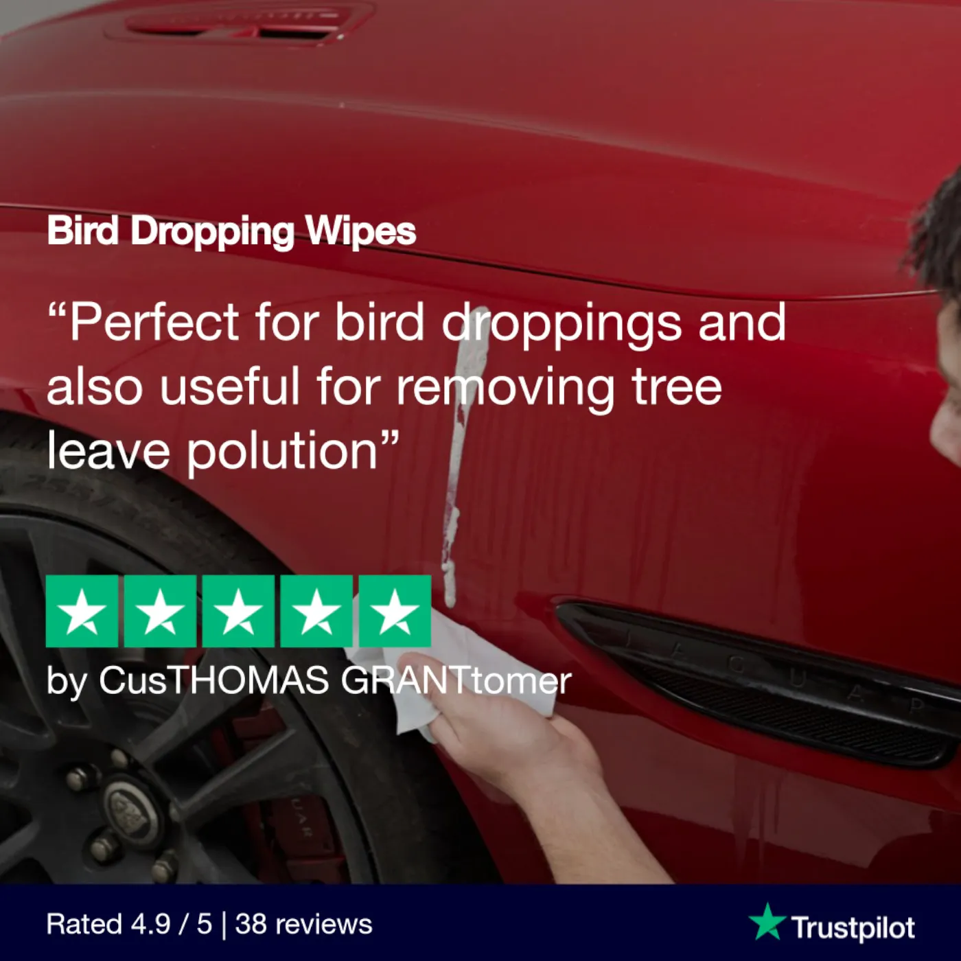 Autoglym Bird Dropping Wipes 10 Pack - Image 4