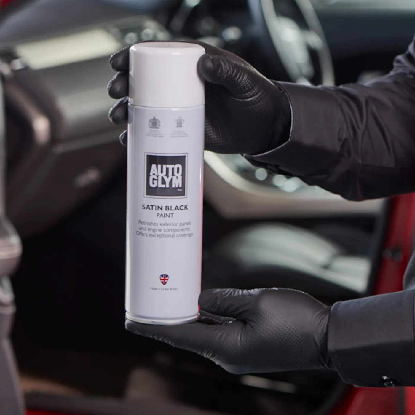 Autoglym Professional Satin Black Paint 450ml - Image 2