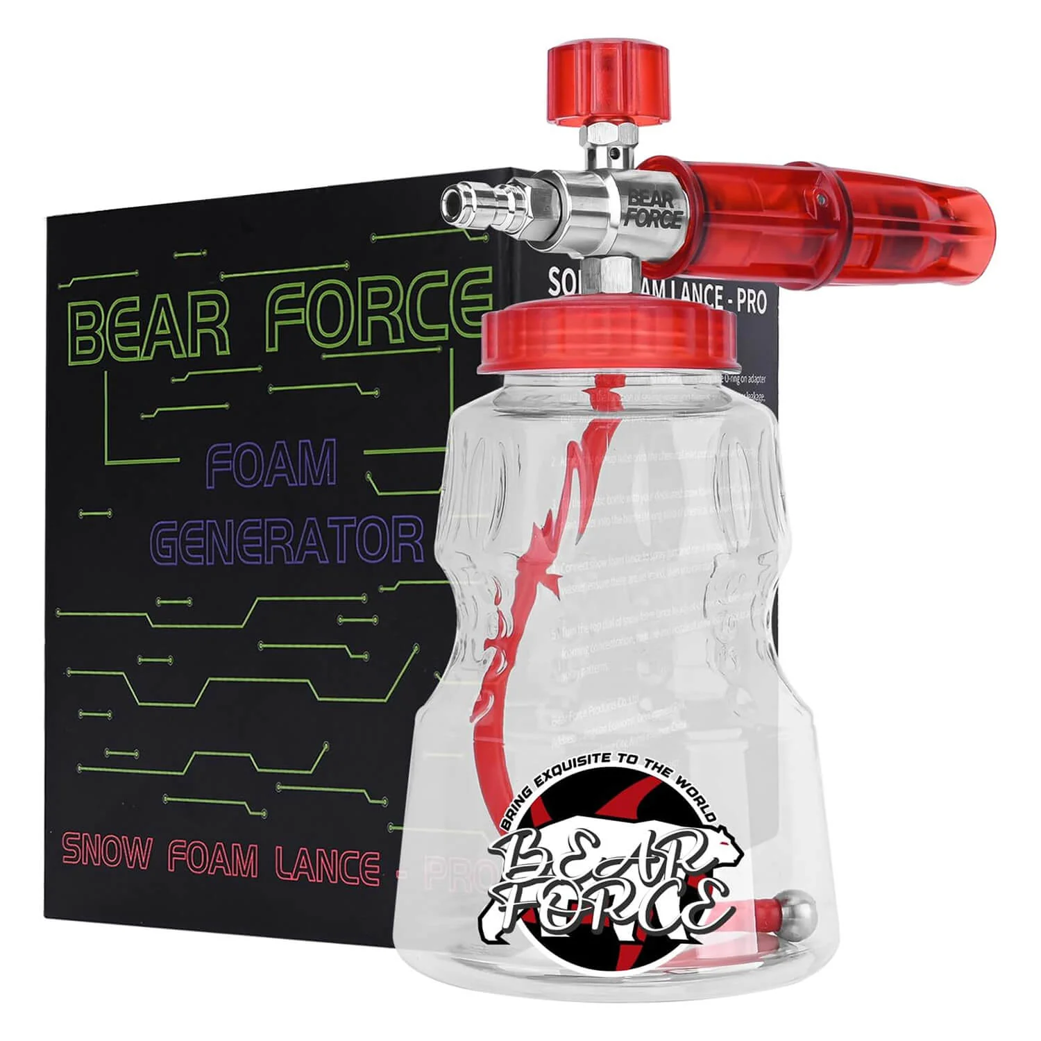 Bear Force Foam Cannon Stainless 1/4 Quick Release