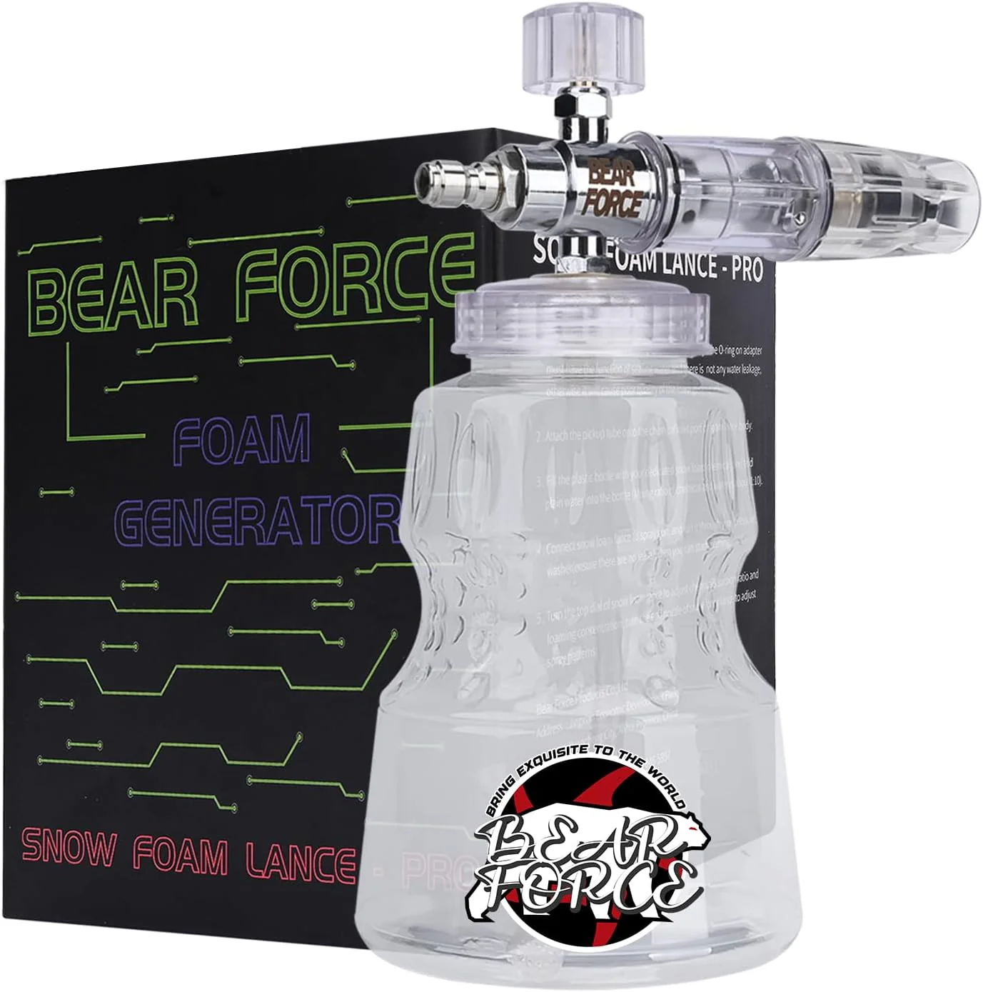 Bear Force Foam Cannon Stainless 1/4 Quick Release - Image 2