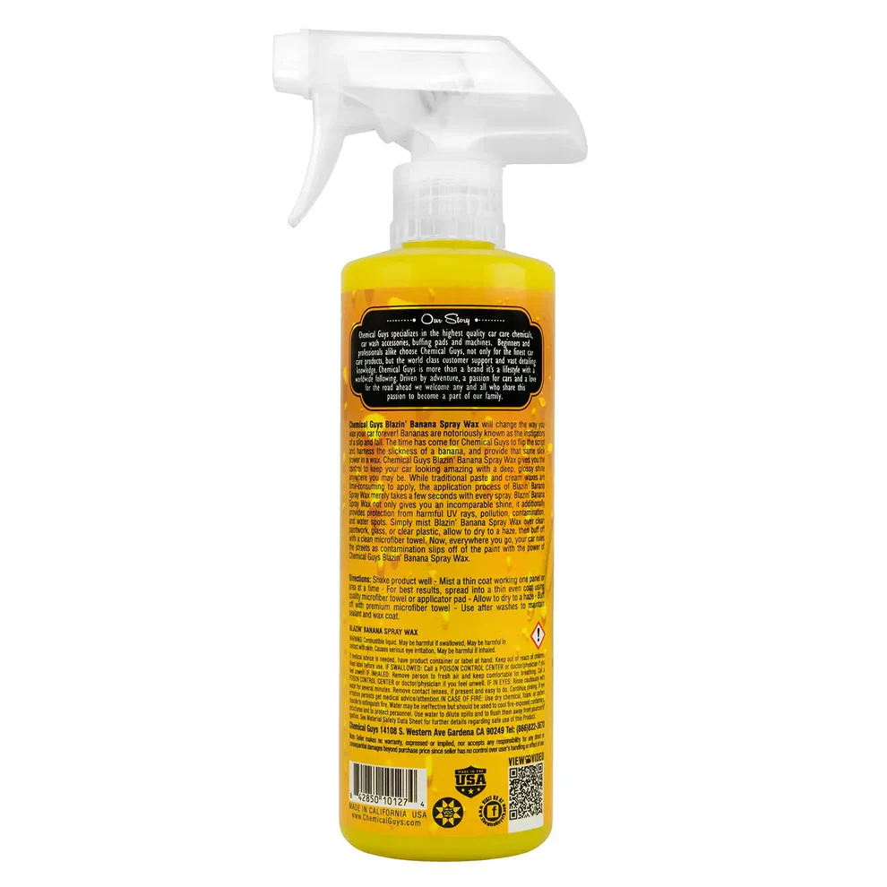 Chemical Guys Blazin’ Banana Spray Wax 16oz - Image 2
