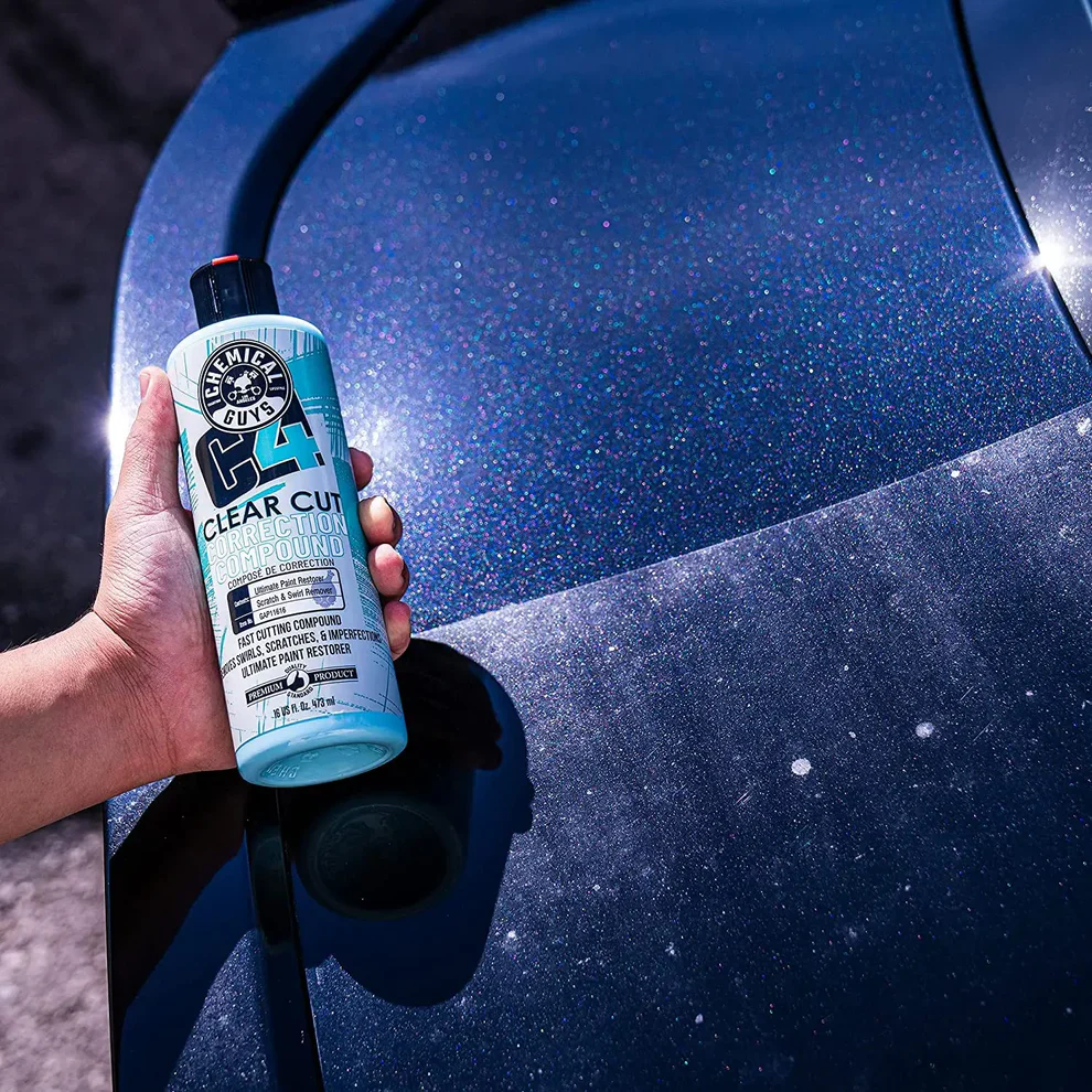 Chemical Guys C4 Clear Cut Correction Compound 16oz - Image 4