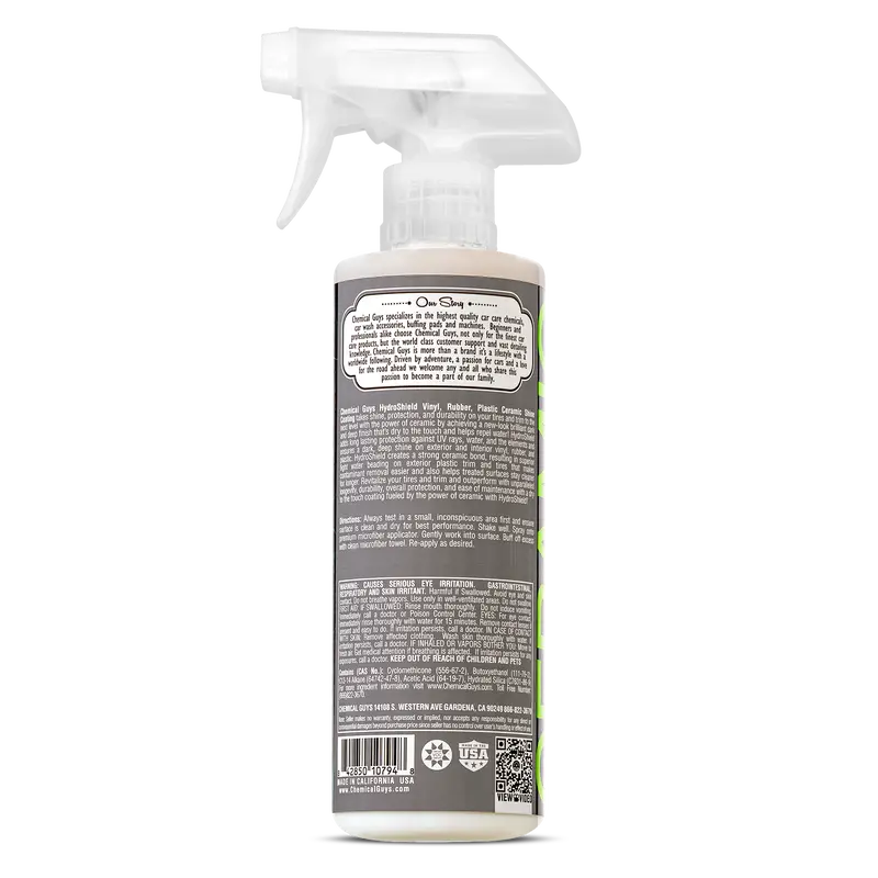 Chemical Guys Ceramic HydroShield Tire Shine Coating 16oz - Image 2