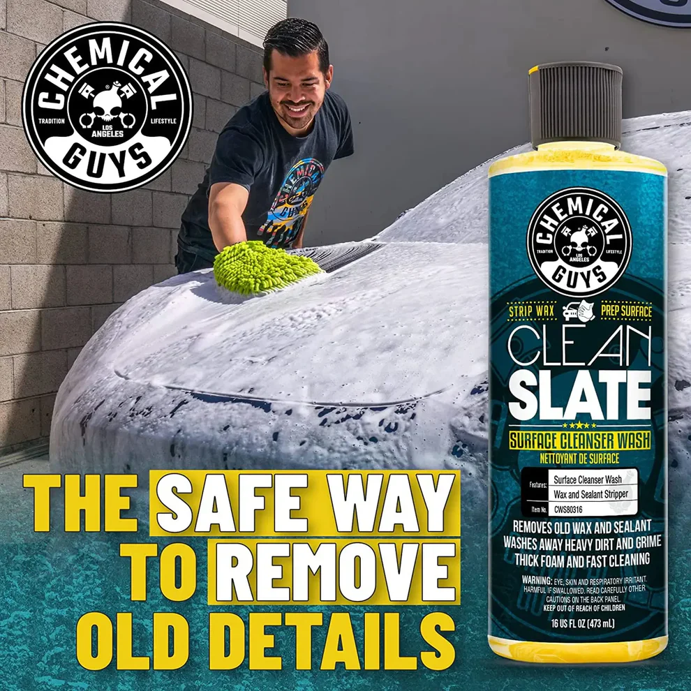 Chemical Guys Clean Slate Surface Cleanser Wash Shampoo 16oz - Image 7