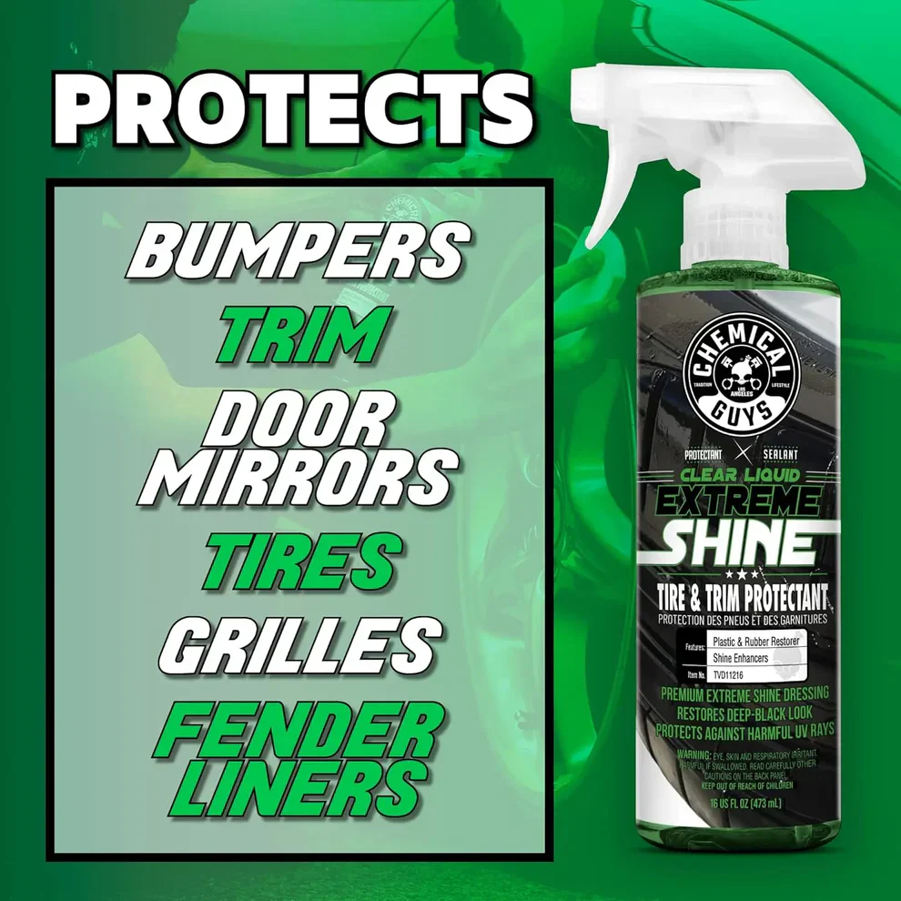 Chemical Guys Clear Liquid Extreme Shine Sprayable Dressing 16oz - Image 9