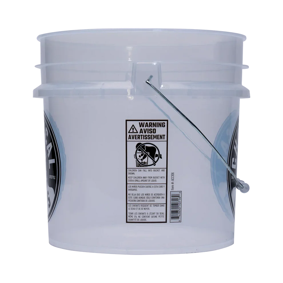 Chemical Guys Heavy Duty Ultra Clear Detailing Bucket (4.25 Gal) - Image 3