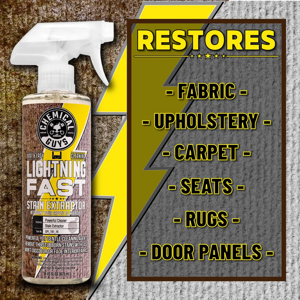 Chemical Guys Lightning Fast Stain Extractor 16oz - Image 11