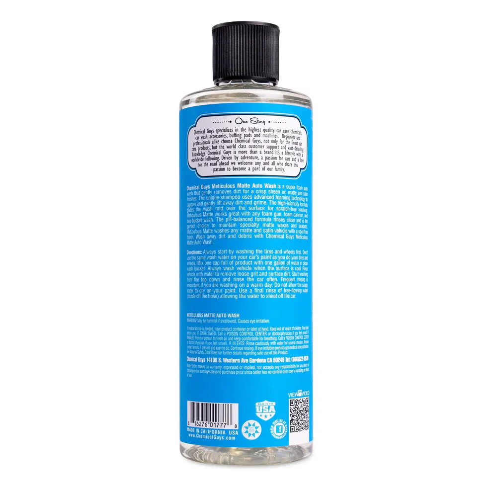 Chemical Guys Meticulous Matte Auto Wash 16oz - Image 2