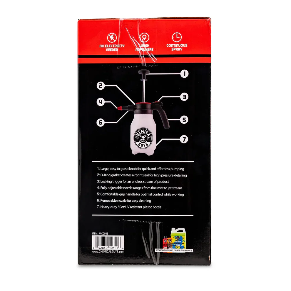 Chemical Guys Mr. Sprayer Full Function Atomizer and Pump Sprayer - Image 8