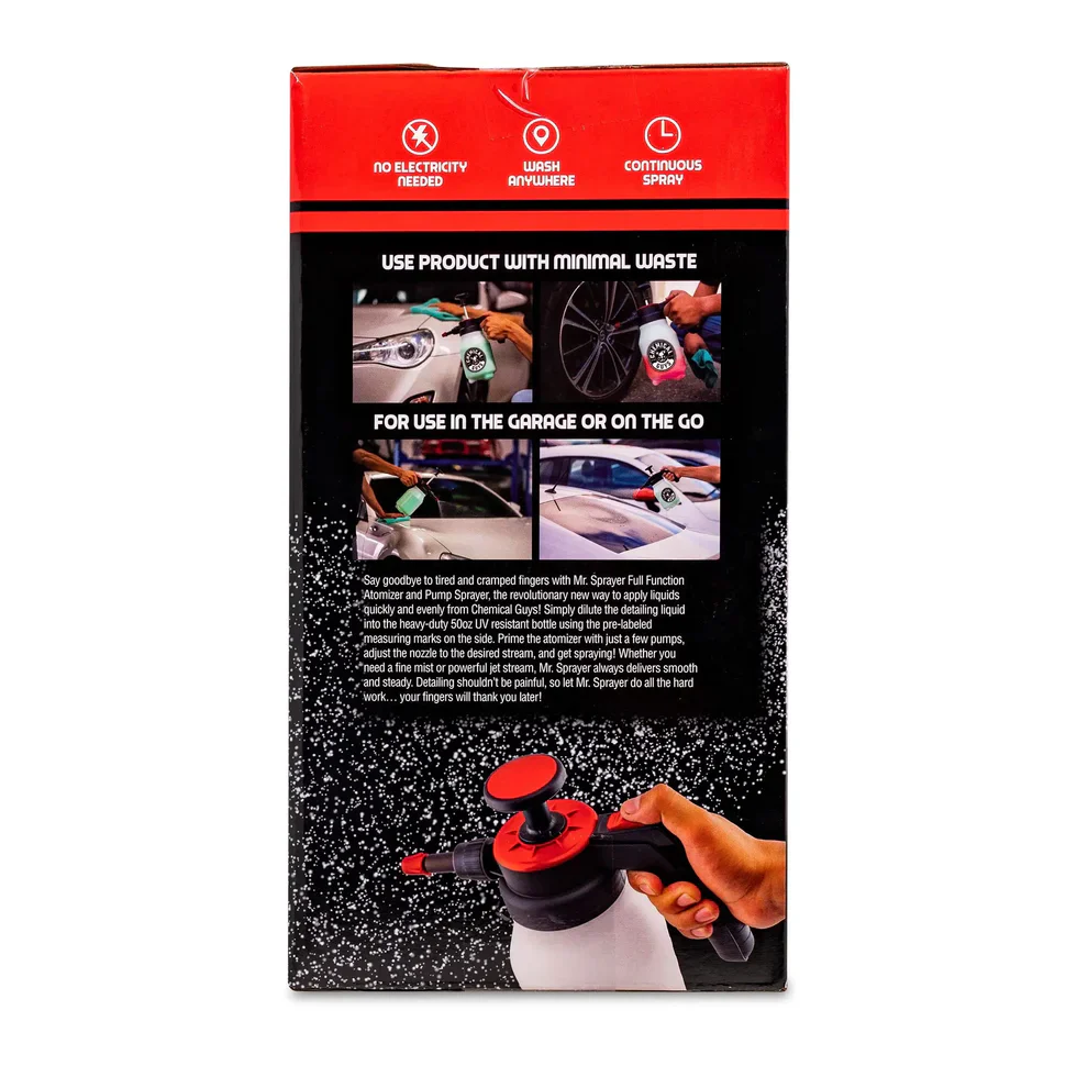 Chemical Guys Mr. Sprayer Full Function Atomizer and Pump Sprayer - Image 9