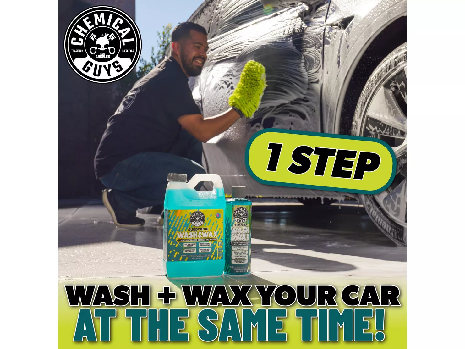 Chemical Guys Sudspreme Car Wash & Wax 64oz - Image 2