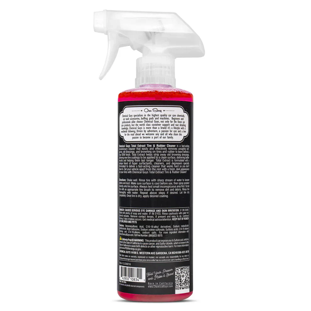 Chemical Guys Total Extract Tire & Rubber Cleaner - Image 2
