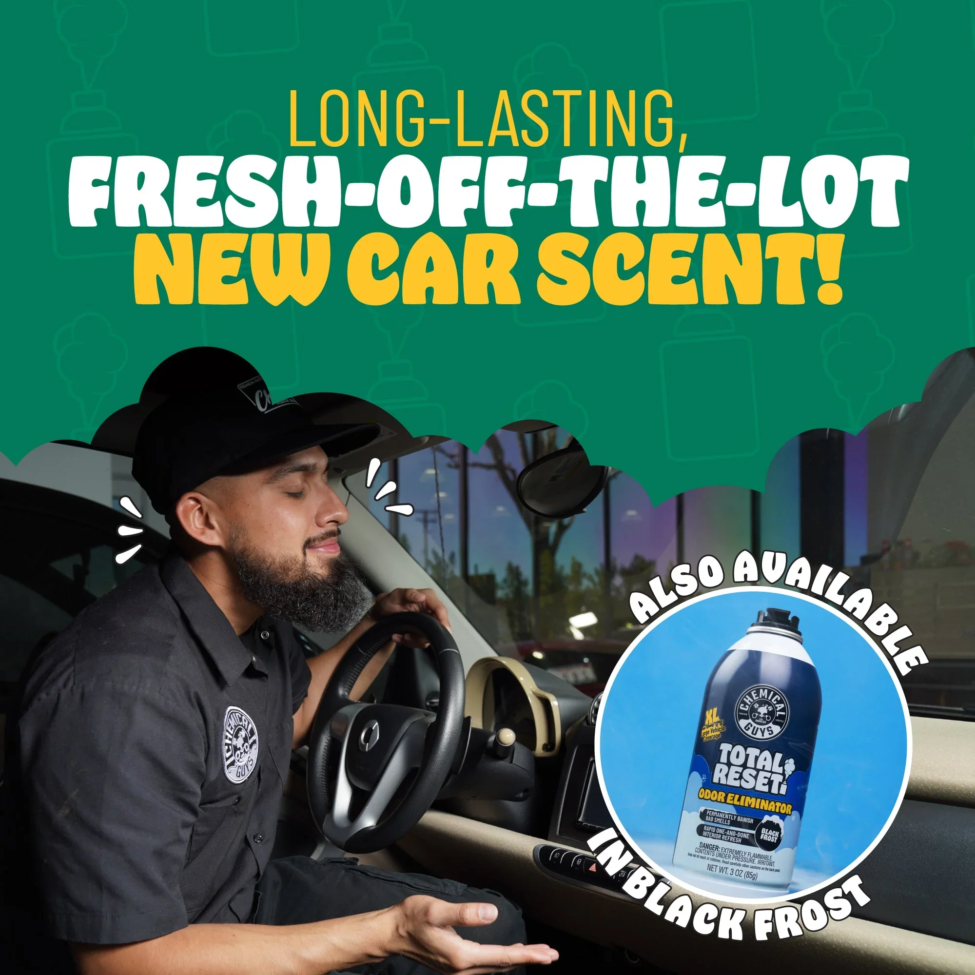 Chemical Guys Total Reset Odour Eliminator Black Frost - Image 2