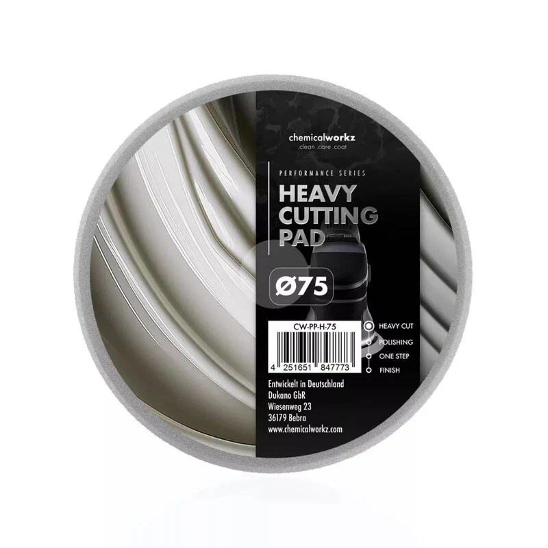 chemicalworkz Heavy Cutting Performance Pad 75mm Grey