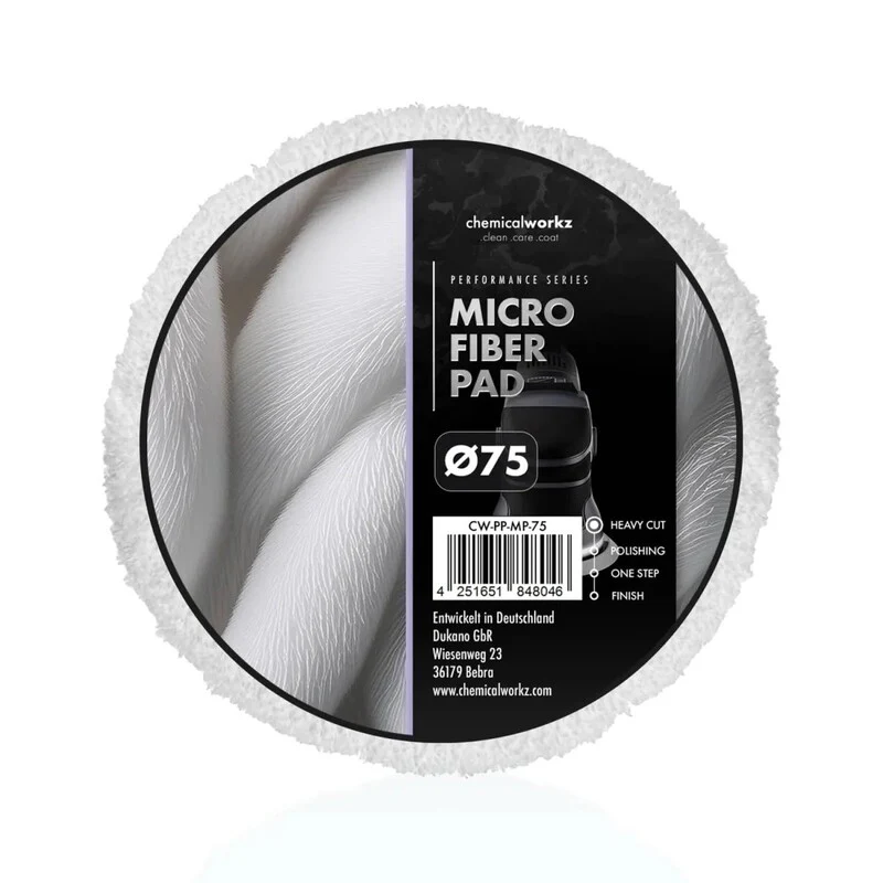 chemicalworkz Microfibre Performance Pad 75mm