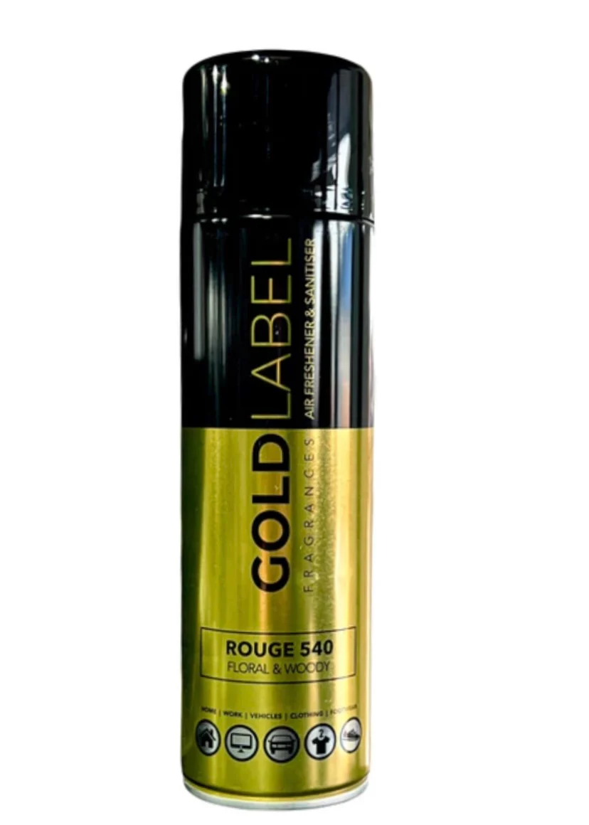 Gold Label Air Freshener & Sanitiser Rouge 540 500ML