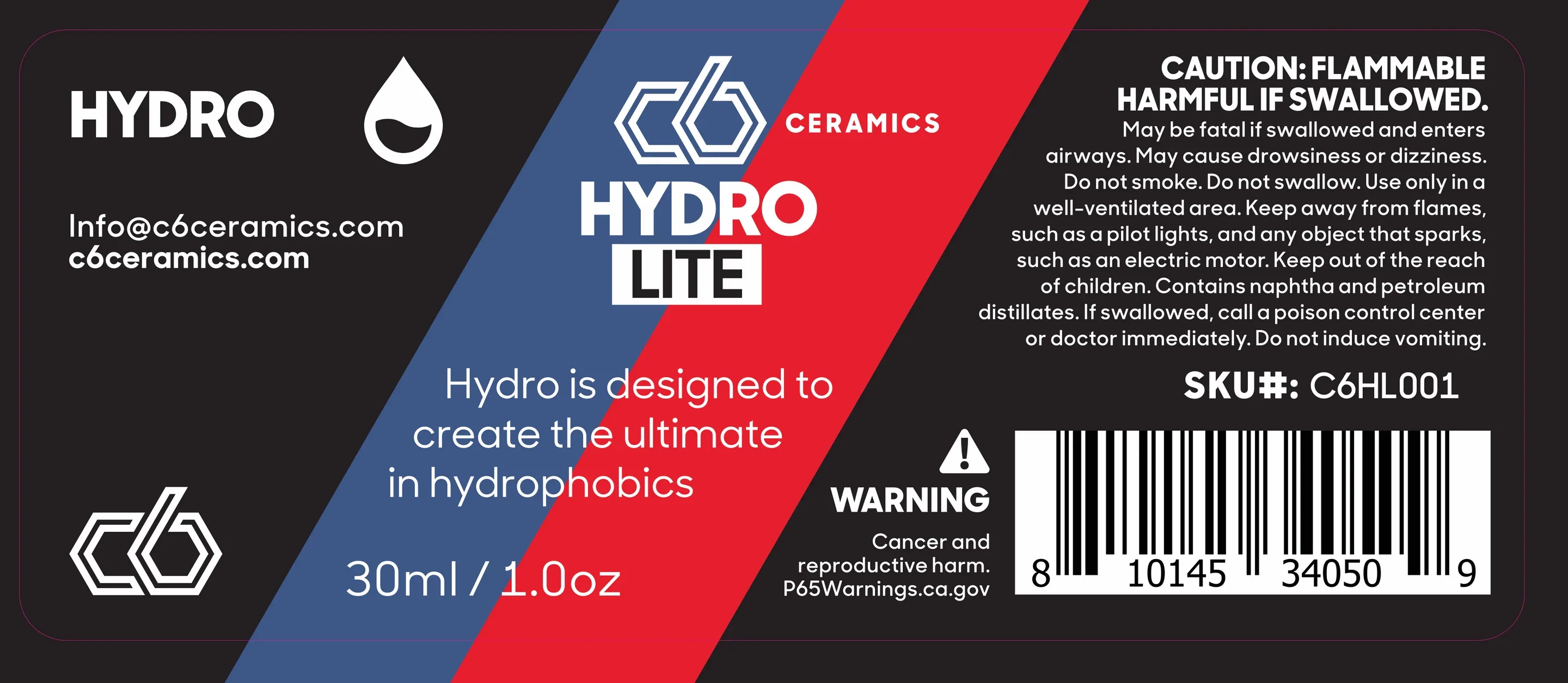 DIY Detail C6 Ceramics Hydro Lite 30ml - Image 4