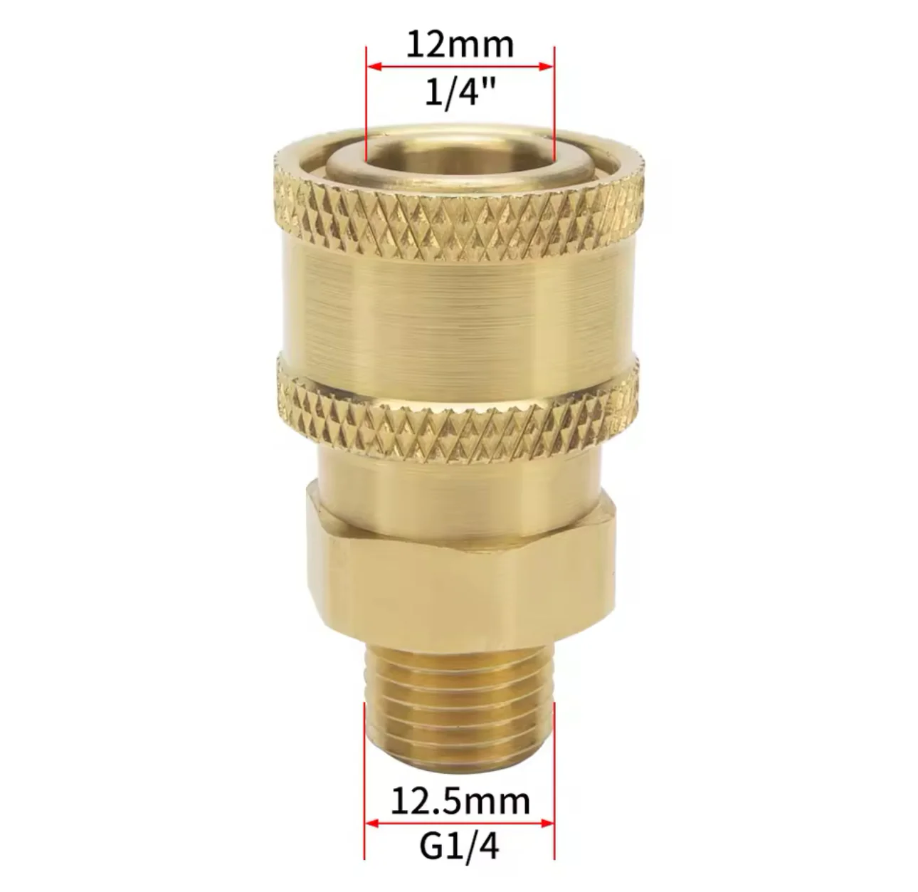 Gold Label 1/4 Quick Release G1/4 12.5mm Adapter