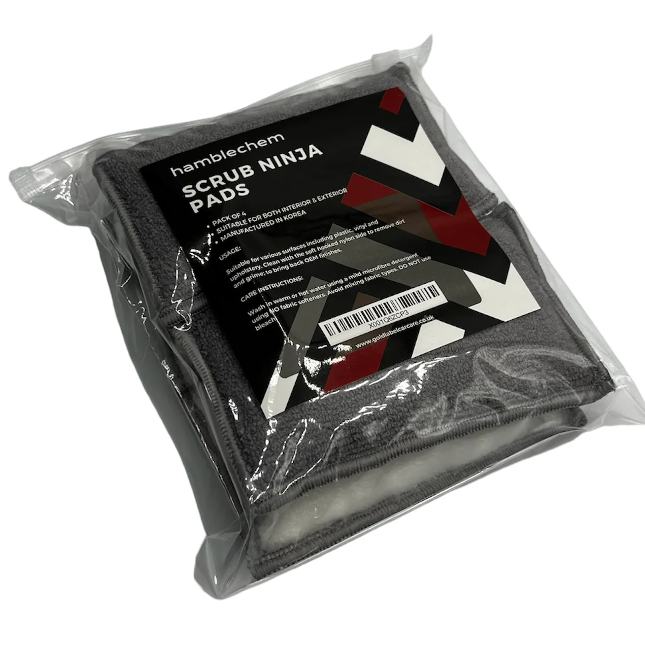 Hamblechem Scrub Ninja Pads 4 Pack - Image 2