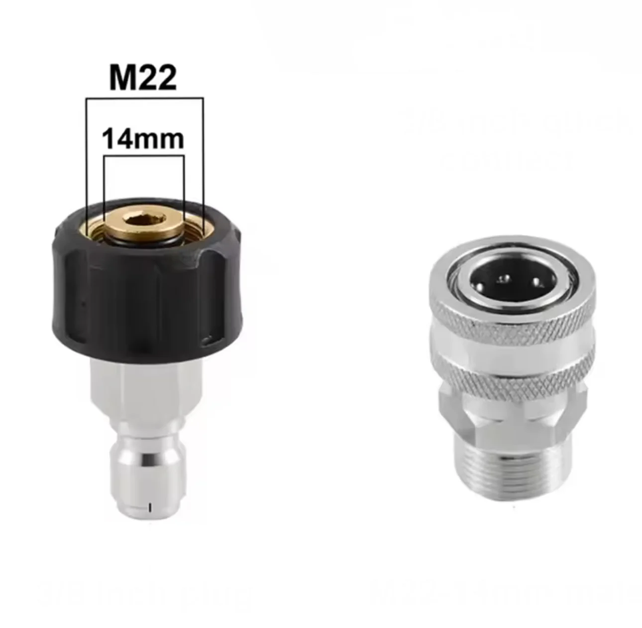 Gold Label M22 14mm 3/8 Male To 3/8 Quick Release Coupling