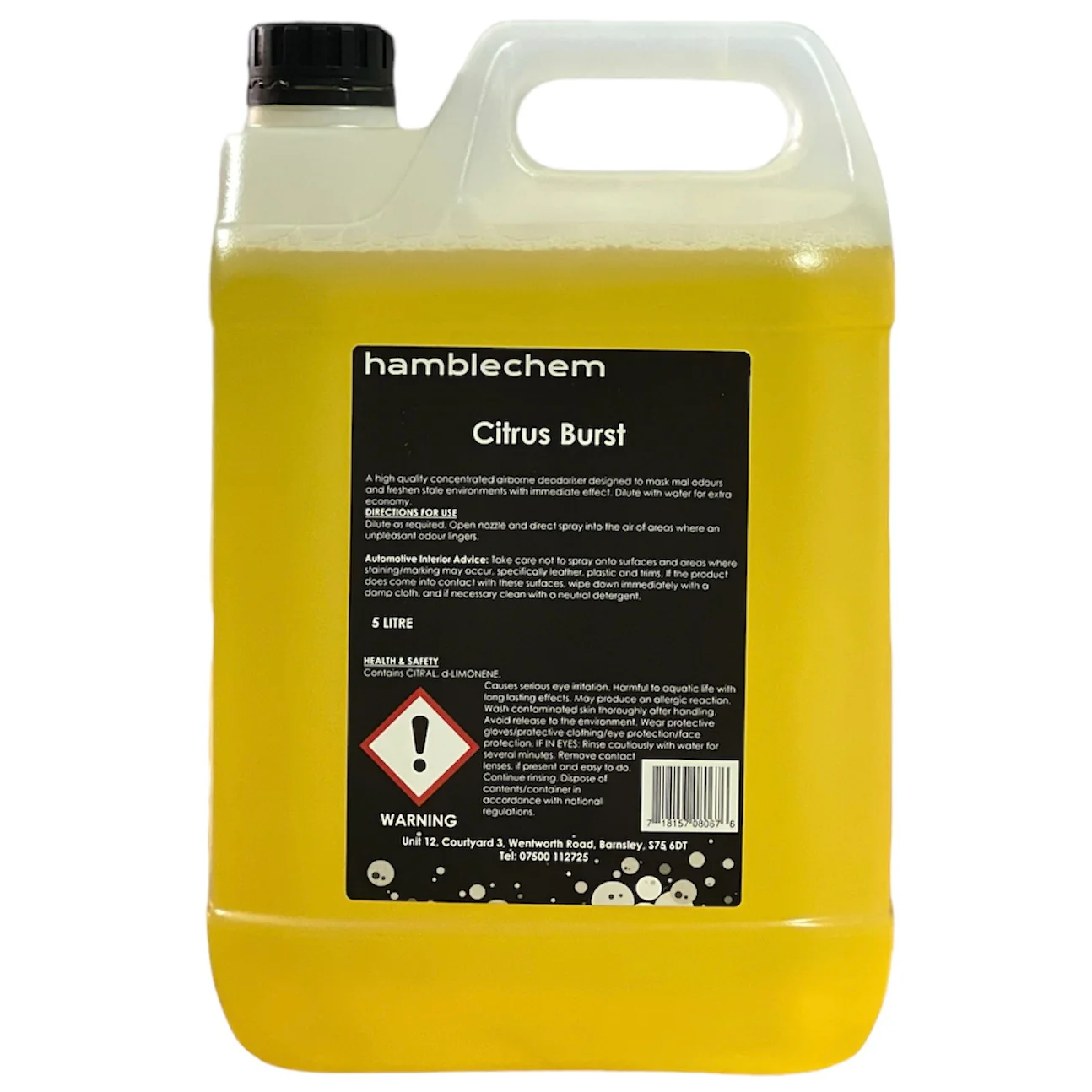 Hamblechem Citrus Burst Odour Eliminator & Air Freshener - Image 2