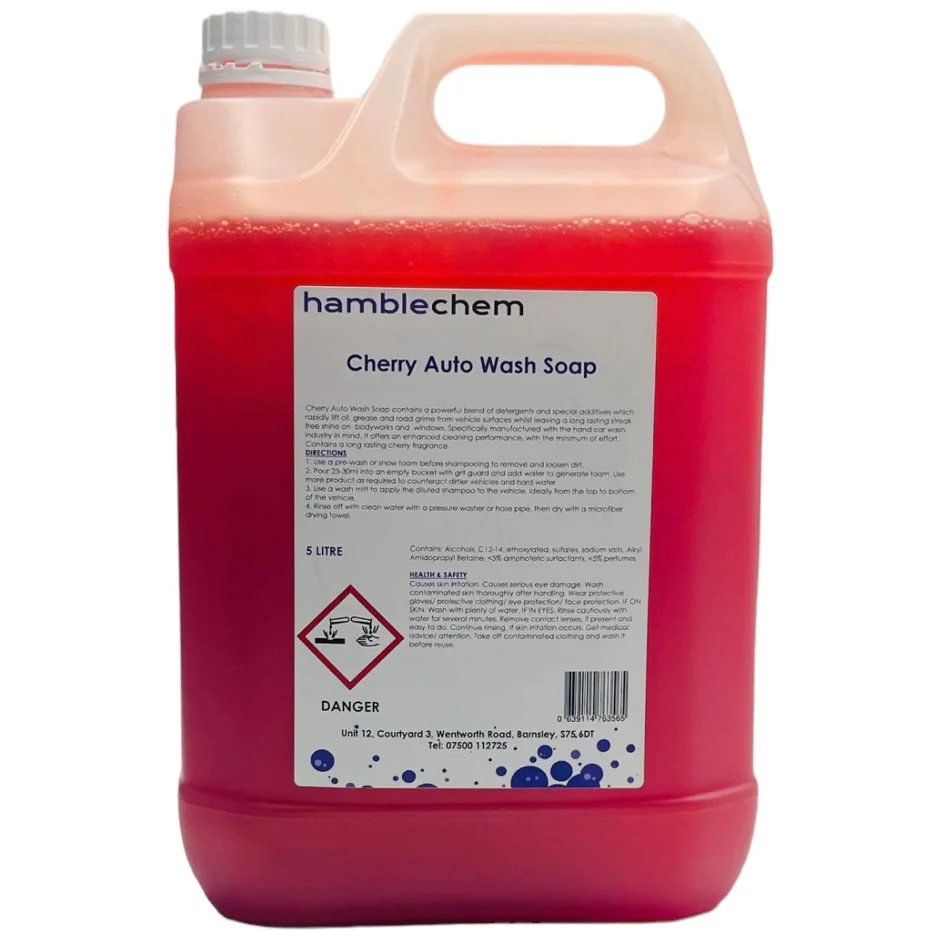 Hamblechem pH Neutral Cherry Auto Wash Soap - Image 2