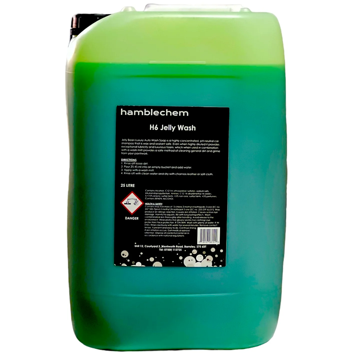 Hamblechem H6 Jelly Wash Luxury Jelly Bean Vehicle Shampoo - Image 4