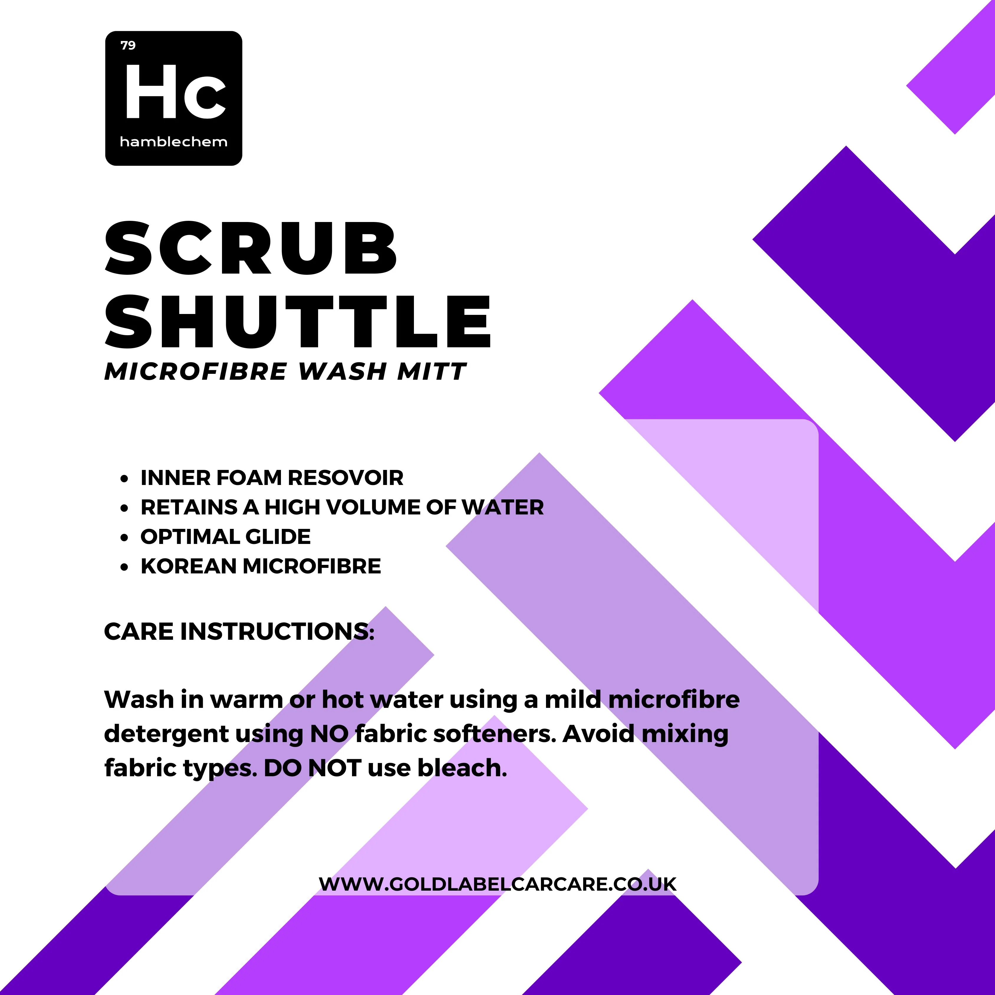 Hamblechem Scrub Shuttle Wash Mitt - Image 4