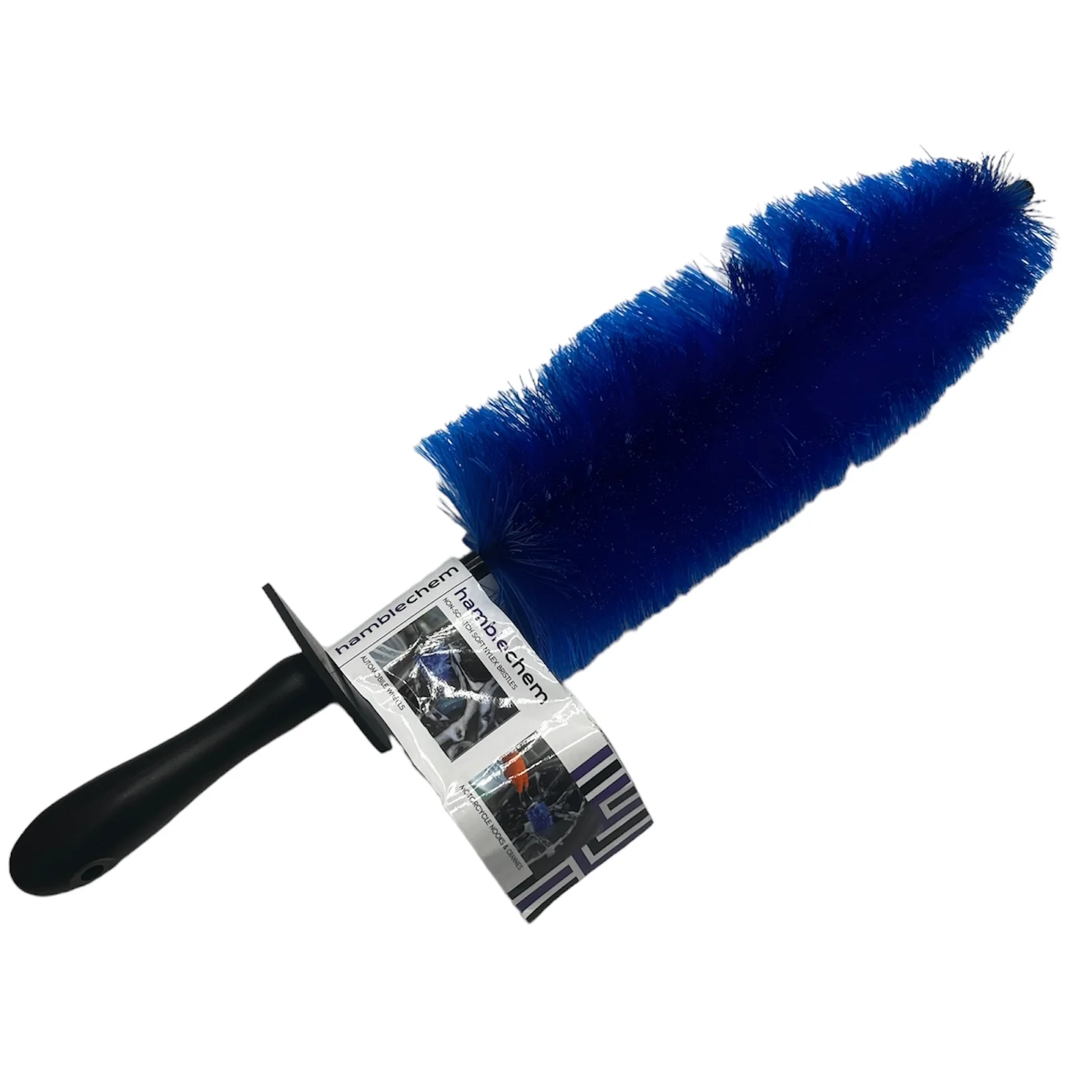 Hamblechem Soft Nylon Bristle Blue Wheel Barrel Brush