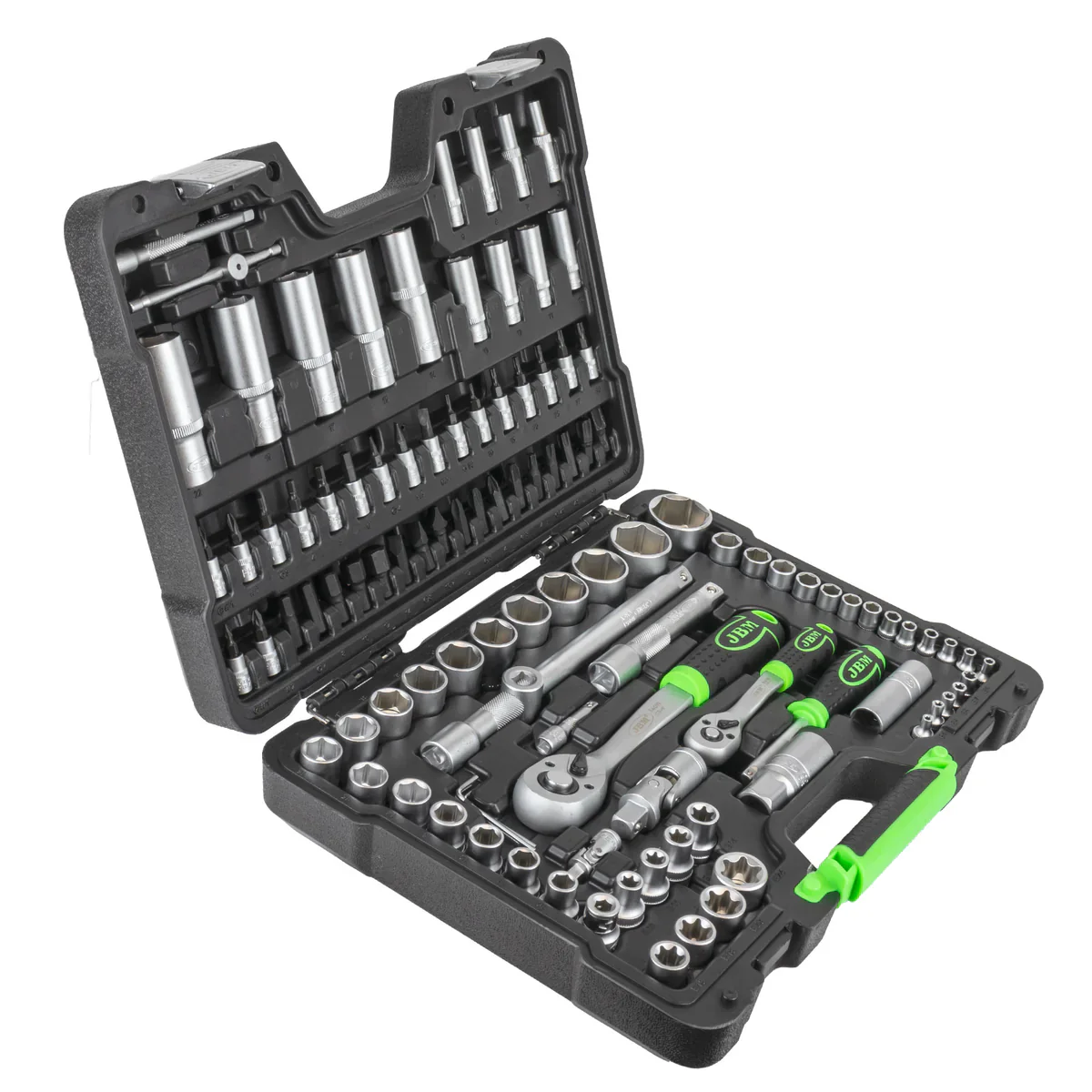 JBM 108 Pieces Hex Socket Set - Zinc Finish - Image 2