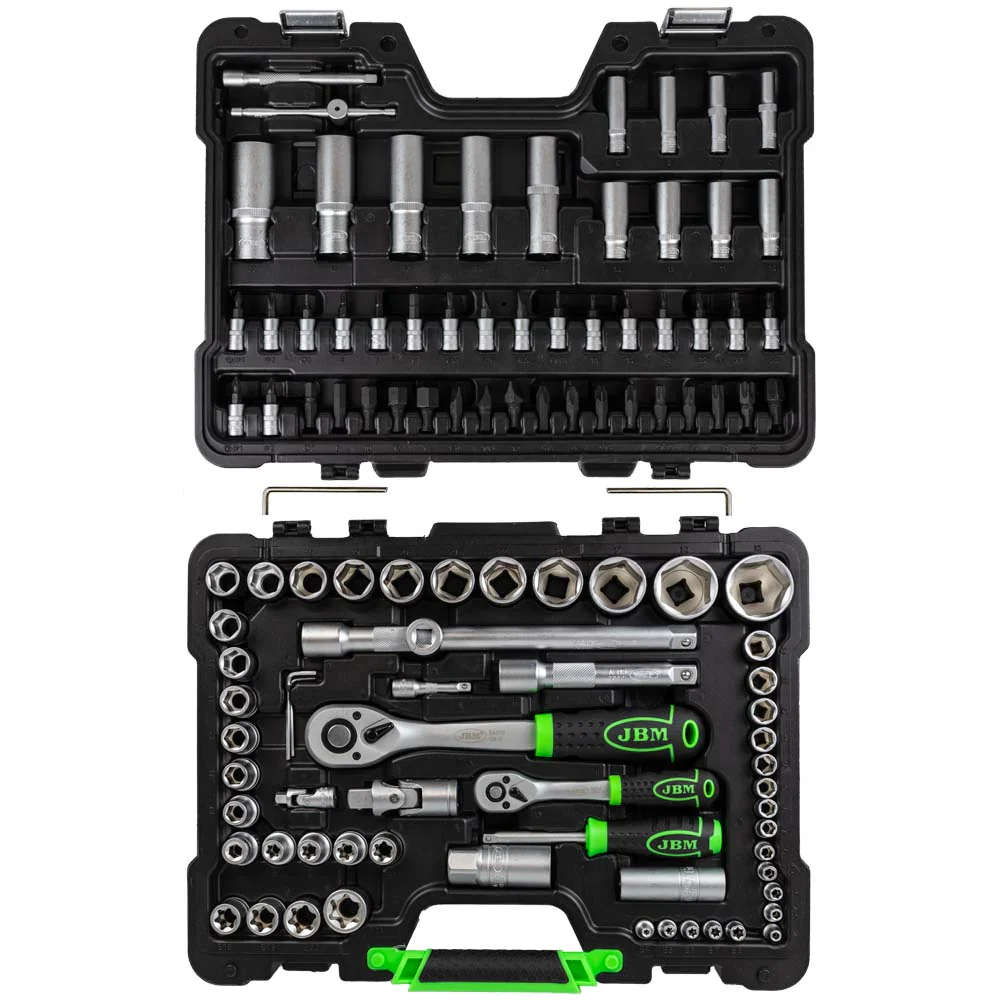 JBM 108 Pieces Hex Socket Set - Zinc Finish - Image 3