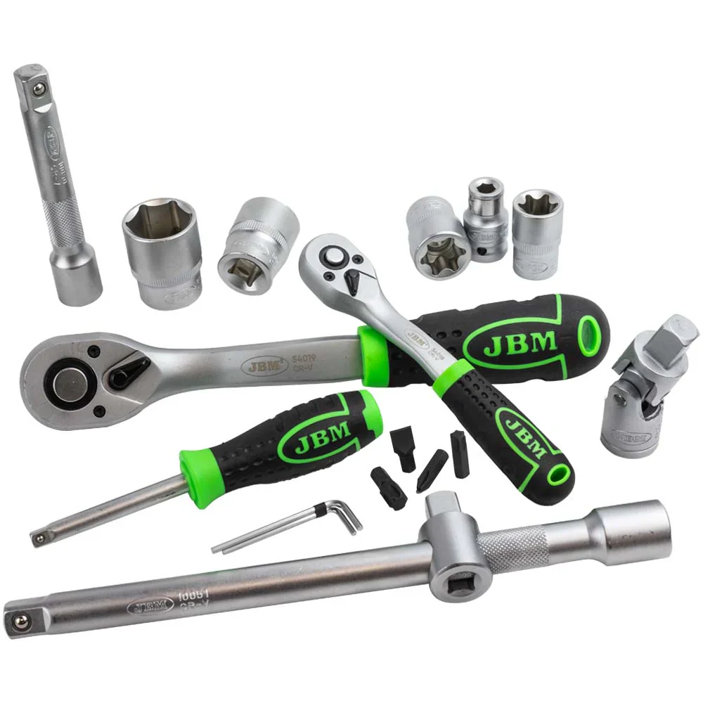 JBM 108 Pieces Hex Socket Set - Zinc Finish - Image 4