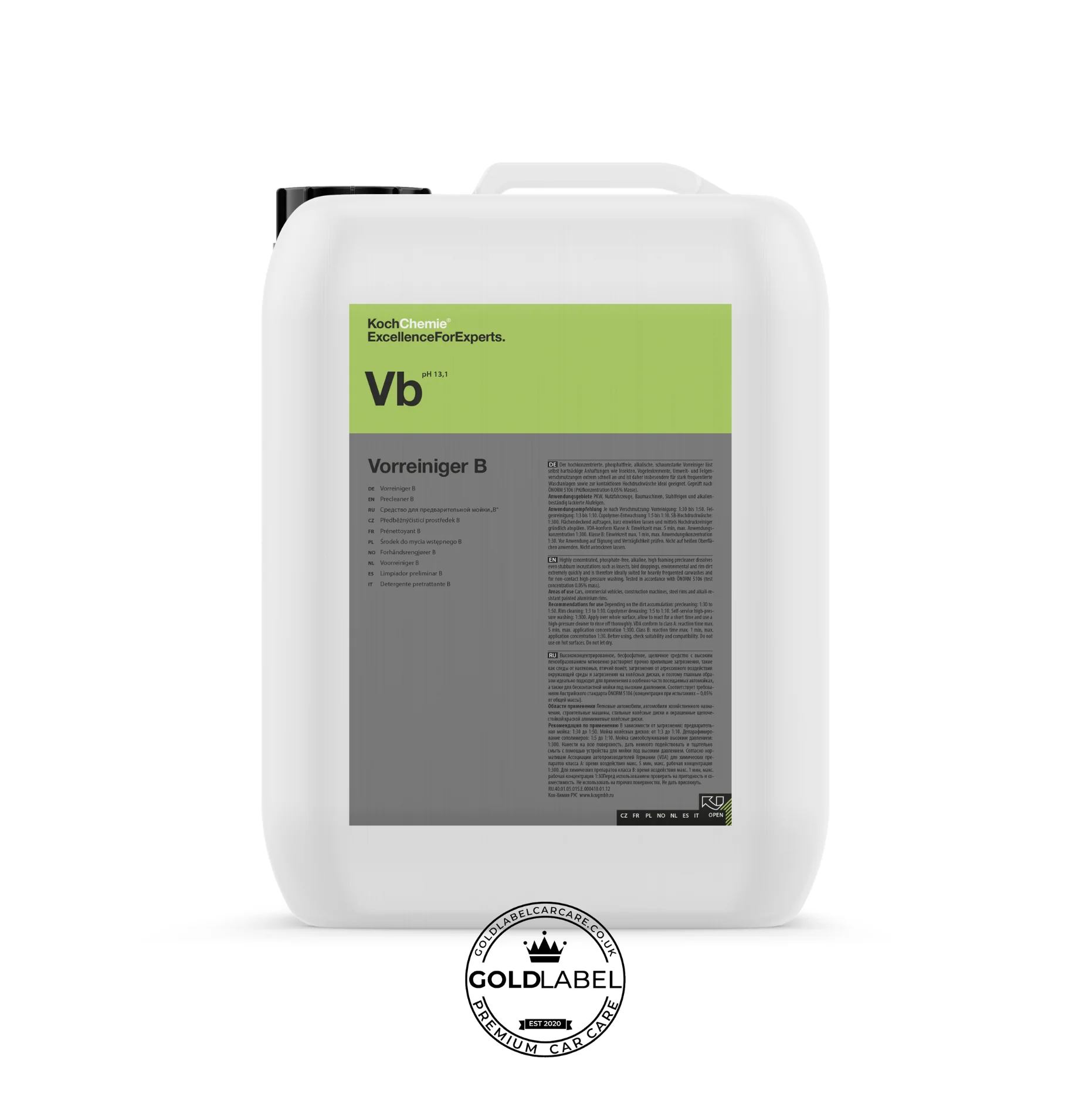 Koch Chemie Vorreiniger B Foaming Pre-Cleaner - Image 3