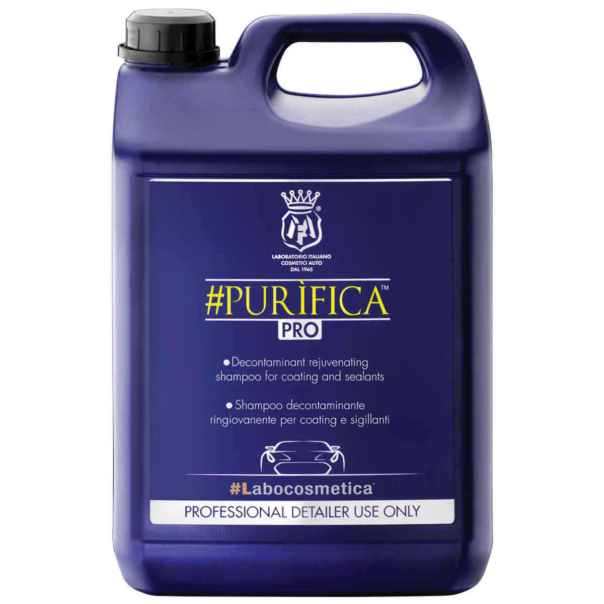Labocosmetica Purifica (Decontaminate Snowfoam/Shampoo Acidic /Waterspot Remover/Coating Refresh ) 4.5L
