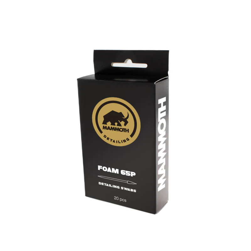 Mammoth Foam 65P Detailing Swabs 20 Pack