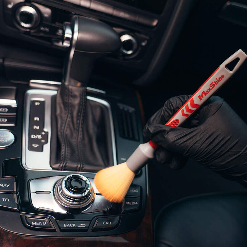 Maxshine Detailing Brush Red & Grey Ultra Soft - Image 3