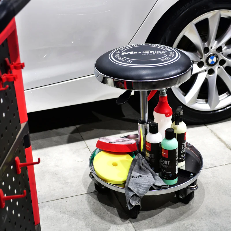 Maxshine Premium Detailing Stool with Tool Tray - Image 3
