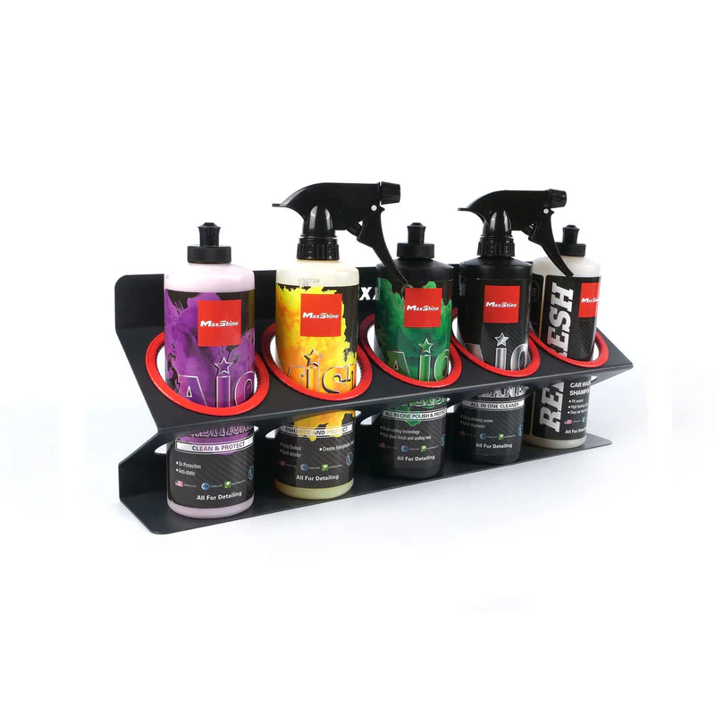 Maxshine Wall Mounted Bottle Holder For 16oz Bottles (5 Hole) - Image 2