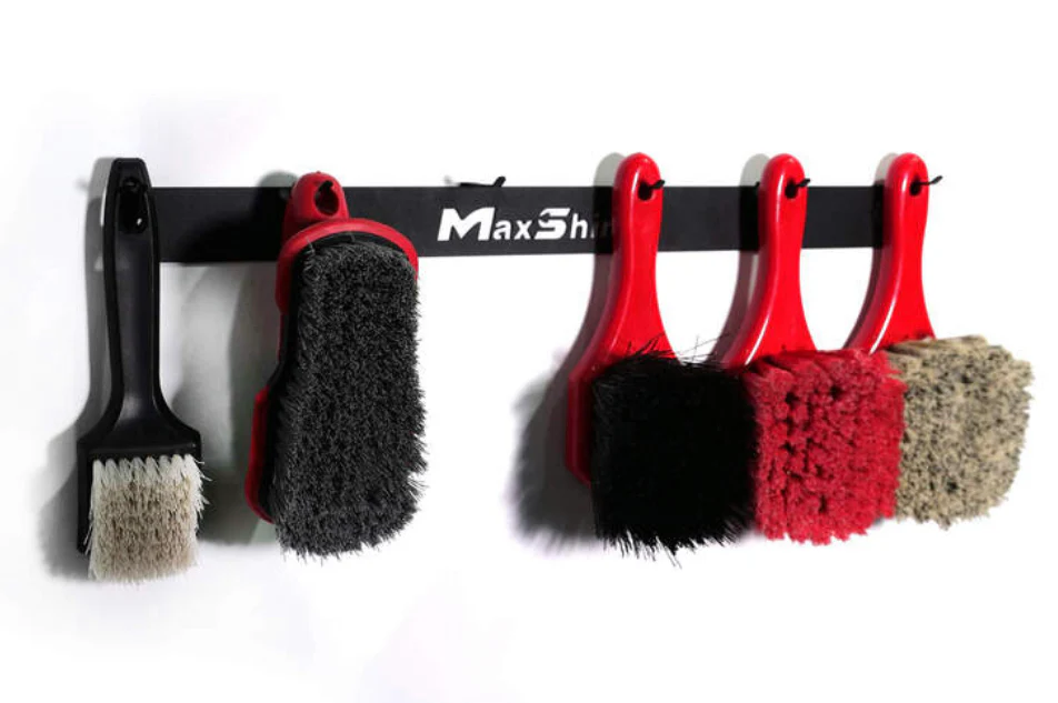 Maxshine Wall Mounted Brush Holder With Hooks