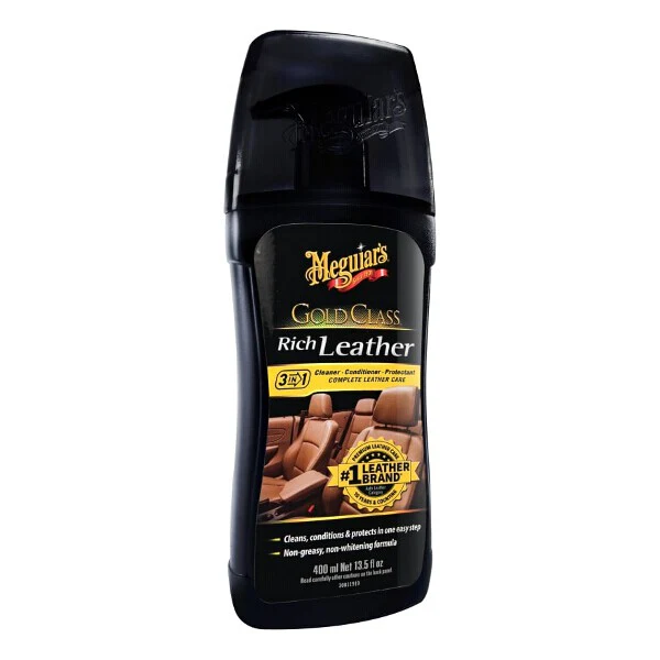Meguiar’s Gold Class Rich Leather 3in1 Cleaner Conditioner Protectant 400ml
