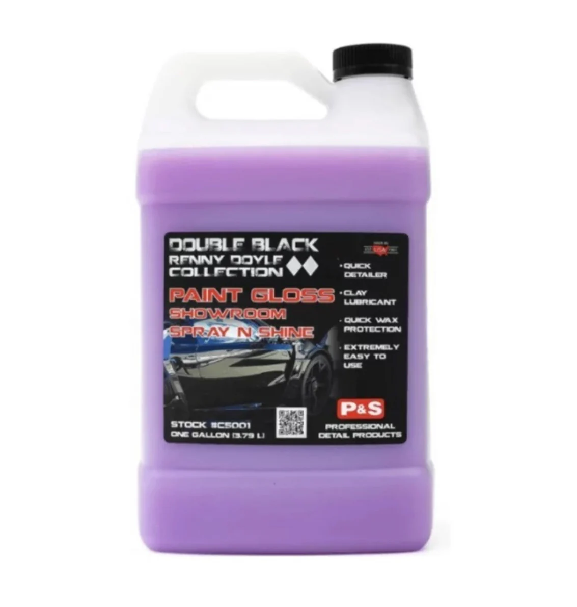 P&S Double Black Paint Gloss Showroom Spray N Shine - Image 2