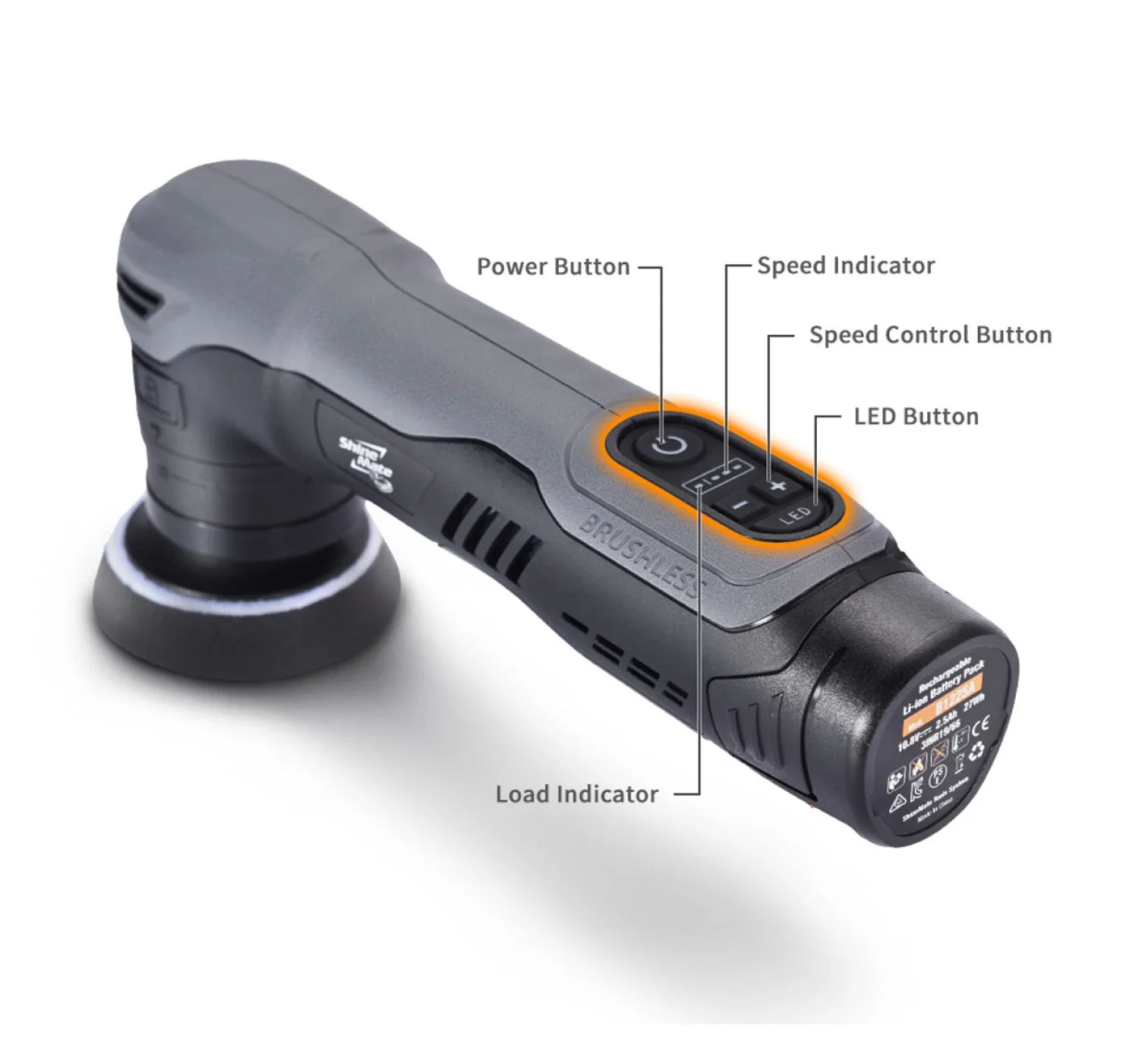 ShineMate EB210 Cordless Polisher Kit - Image 2