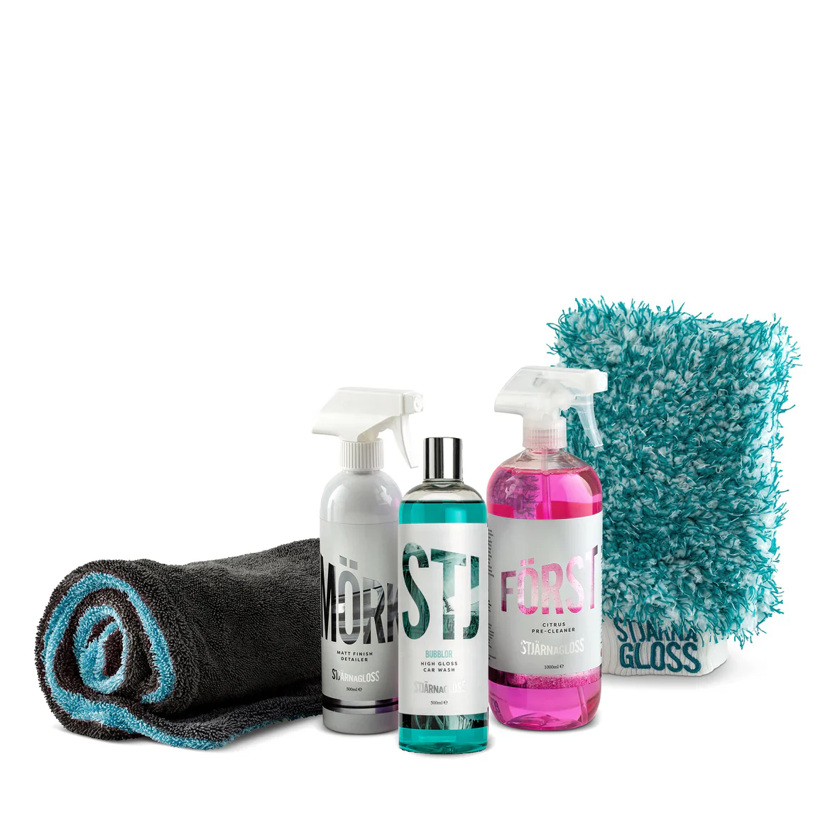 Stjärnagloss Matt Car Wash Kit