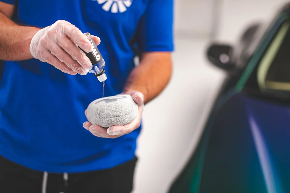The Rag Company Pearl Puck Applicator Ice Grey - Image 3